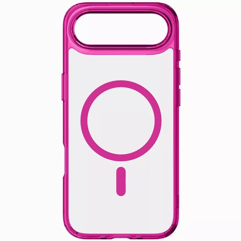 Cellularline Iconic Mag - iPhone Air Transparente Hülle mit farbigen Rändern, kompatibel mit dem MagSafe-Ökosystem
