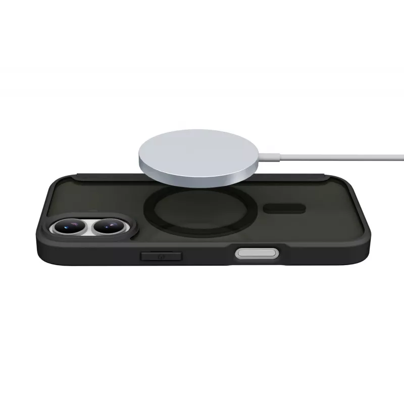 Cellularline Daily Mag - iPhone 17 Book-Cover mit halbtransparenter Hartrückseite, kompatibel mit dem Magsafe®-Ökosystem