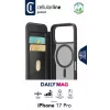 Cellularline Daily Mag - iPhone 17 Pro Book-Cover mit halbtransparentem, hartem Rückteil, kompatibel mit MagSafe®-Ökosystem