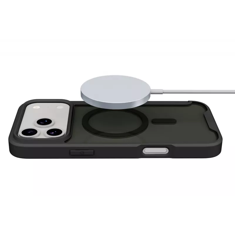 Cellularline Daily Mag - iPhone 17 Pro Book-Cover mit halbtransparentem, hartem Rückteil, kompatibel mit MagSafe®-Ökosystem