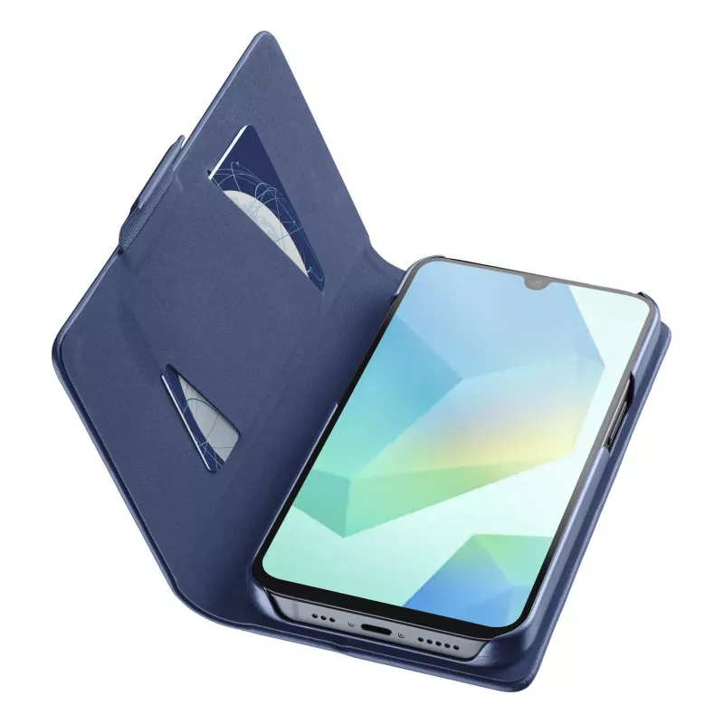 Cellularline Book - Galaxy A17 Book-Hülle, Folio, Samsung, Galaxy A17, 17 cm (6,7 Zoll), Blau