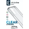 Cellularline Clear Strong – Galaxy A17 Hartschalenhülle mit Gummirändern