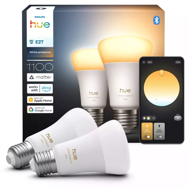 Philips Hue White ambience A60 – E27 smart bulb – 1100