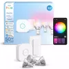 Philips Hue White and Colour Ambience Essential Starterkit: 3 GU10 Smart-Leuchtmittel (345 lm) + Dimmschalter