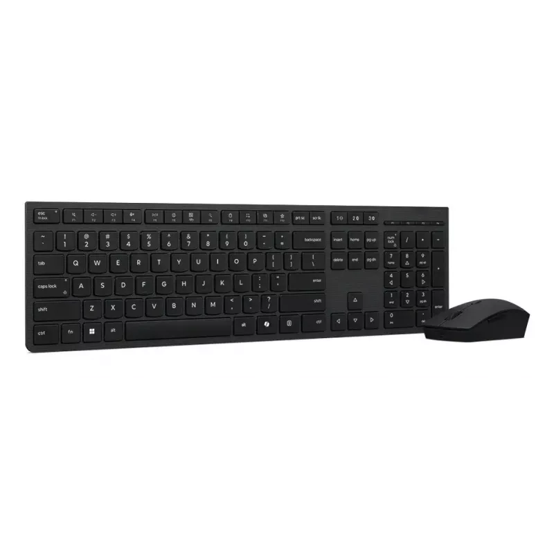 Tastatur- und Maus-Set Lenovo 4X31R64328 — Full-Size (100%), RF Wireless + Bluetooth, deutsches Layout, Schwarz