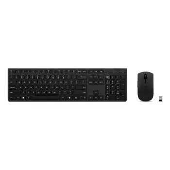 Tastatur- und Maus-Set Lenovo 4X31R64328 — Full-Size (100%), RF Wireless + Bluetooth, deutsches Layout, Schwarz