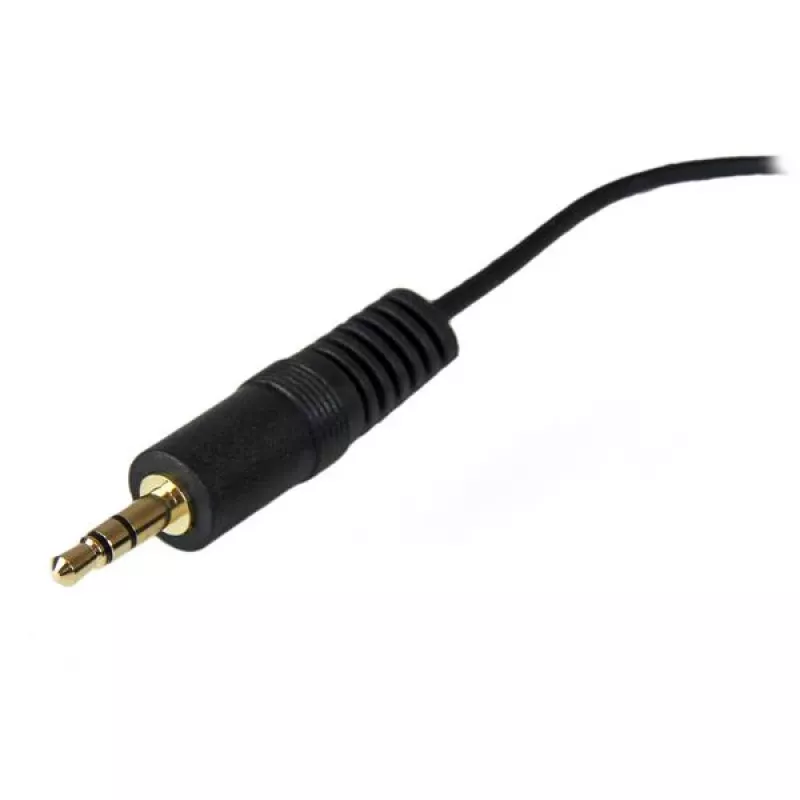 StarTech.com 12 ft PC-Lautsprecher-Verlängerungskabel, 3,5 mm, Stecker, 3,5 mm, Buchse, 3,7 m, Schwarz