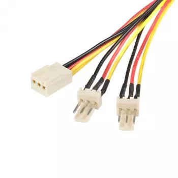 StarTech.com 30cm TX3-Lüfter-Stromsplitterkabel, Molex (3-polig), 2 x Molex (3-polig), 0,3 m, Stecker, Buchse, gerade