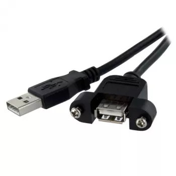 StarTech.com 1 ft Panel Mount USB-Kabel A zu A - F/M