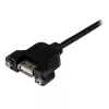 StarTech.com 1 ft Panel Mount USB-Kabel A zu A - F/M