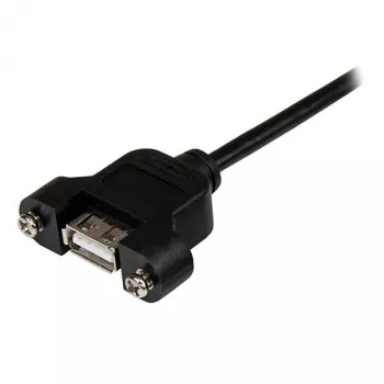 StarTech.com 1 ft Panel Mount USB-Kabel A zu A - F/M