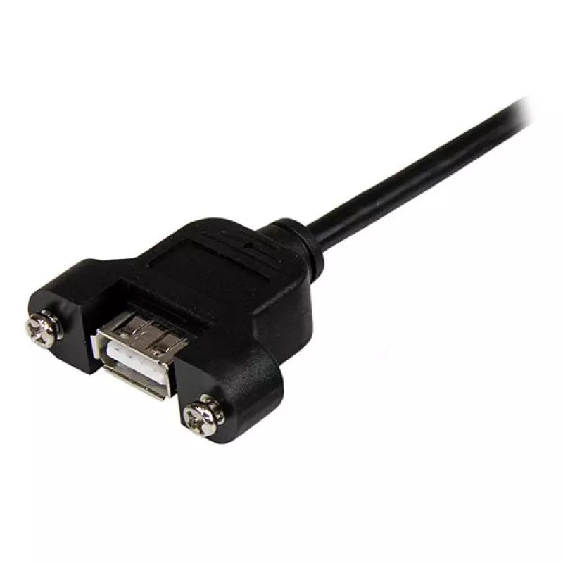 StarTech.com 1 ft Panel Mount USB-Kabel A zu A - F/M