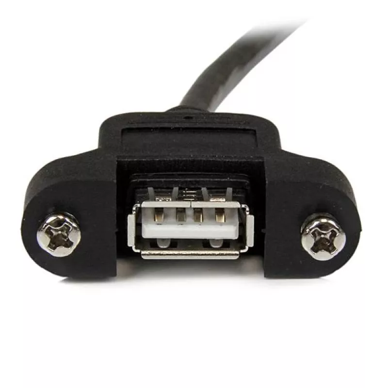 StarTech.com 1 ft Panel Mount USB-Kabel A zu A - F/M