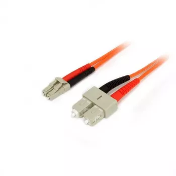 StarTech.com 2m Glasfaserkabel - Multimode Duplex 50/125 - LSZH Glasfaser-Jumperkabel - LC/SC