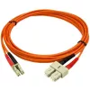 StarTech.com 2m Glasfaserkabel - Multimode Duplex 50/125 - LSZH Glasfaser-Jumperkabel - LC/SC