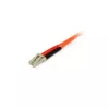 StarTech.com 2m Glasfaserkabel - Multimode Duplex 50/125 - LSZH Glasfaser-Jumperkabel - LC/SC