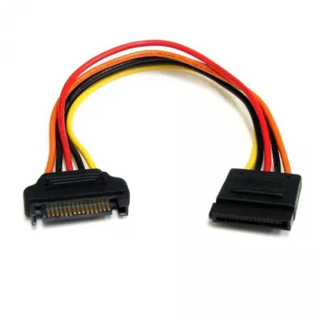 StarTech.com 8in 15-Pin SATA-Stromverlängerungskabel, 0,2032 m, Stecker, Buchse, Mehrfarbig, 17 g, 125 mm