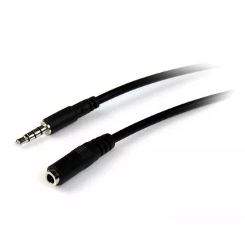 StarTech.com 1m 3,5mm 4-poliges TRRS Headset-Verlängerungskabel – Stecker/Buchse