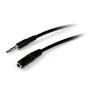 StarTech.com 1m 3,5mm 4-poliges TRRS Headset-Verlängerungskabel – Stecker/Buchse
