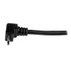 StarTech.com 2m Micro-USB-Kabel - A auf Micro B abgewinkelt, 2 m, USB A, Micro-USB B, USB 2.0, Male/Male, Schwarz
