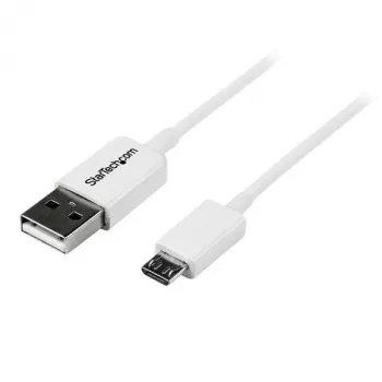 StarTech.com 2 m Weißes Micro-USB-Kabel - A auf Micro B
