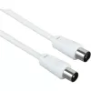 Koaxialkabel Schwaiger 5,0 m IEC - IEC 5 m Weiß