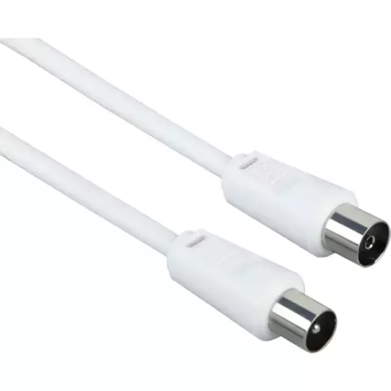 Koaxialkabel Schwaiger 5,0 m IEC - IEC 5 m Weiß