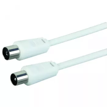 Koaxialkabel Schwaiger 5,0 m IEC - IEC 5 m Weiß