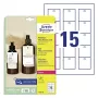 Nicht klebendes Druckeretikett Avery T1002-10 Weiß 5x5 cm 150 Stück