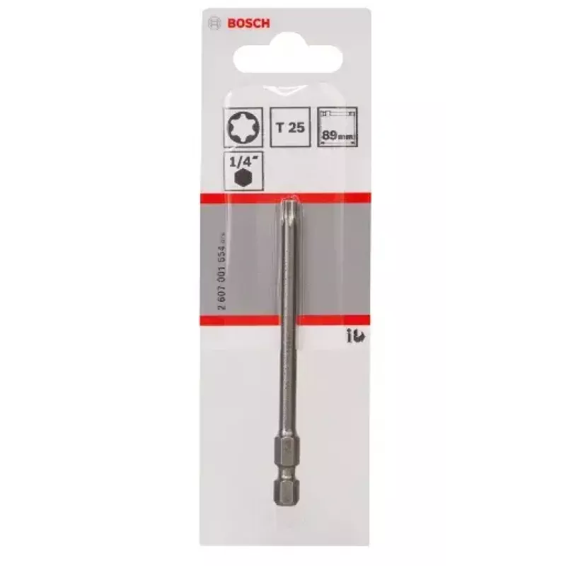 Schrauberbit Bosch 2607001654 T25 extra hart 89mm