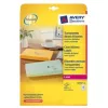 Druckeretiketten No name Avery L4770-25 — Transparentes Polyester, Laser, 1000 Stück
