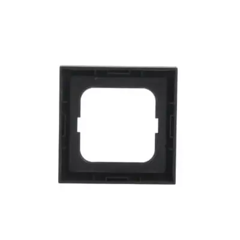 Wandplattenabdeckung Busch-Jaeger 1721-885K schwarz, Thermoplast, schraubenlos, 80×80 mm, 11 mm Stärke