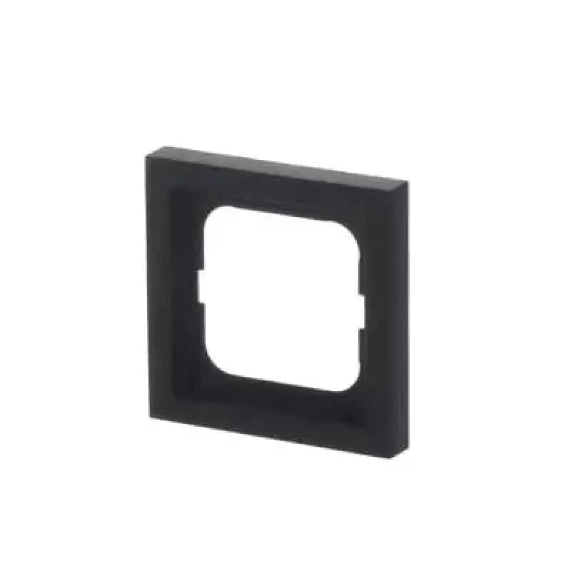 Wandplattenabdeckung Busch-Jaeger 1721-885K schwarz, Thermoplast, schraubenlos, 80×80 mm, 11 mm Stärke