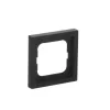 Wandplattenabdeckung Busch-Jaeger 1721-885K schwarz, Thermoplast, schraubenlos, 80×80 mm, 11 mm Stärke