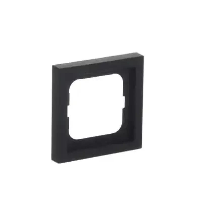 Wandplattenabdeckung Busch-Jaeger 1721-885K schwarz, Thermoplast, schraubenlos, 80×80 mm, 11 mm Stärke