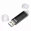 Hama Laeta Twin, 32 GB USB-Stick USB Typ-A / Micro-USB 3.2 Gen 1 (3.1 Gen 1) Schwarz