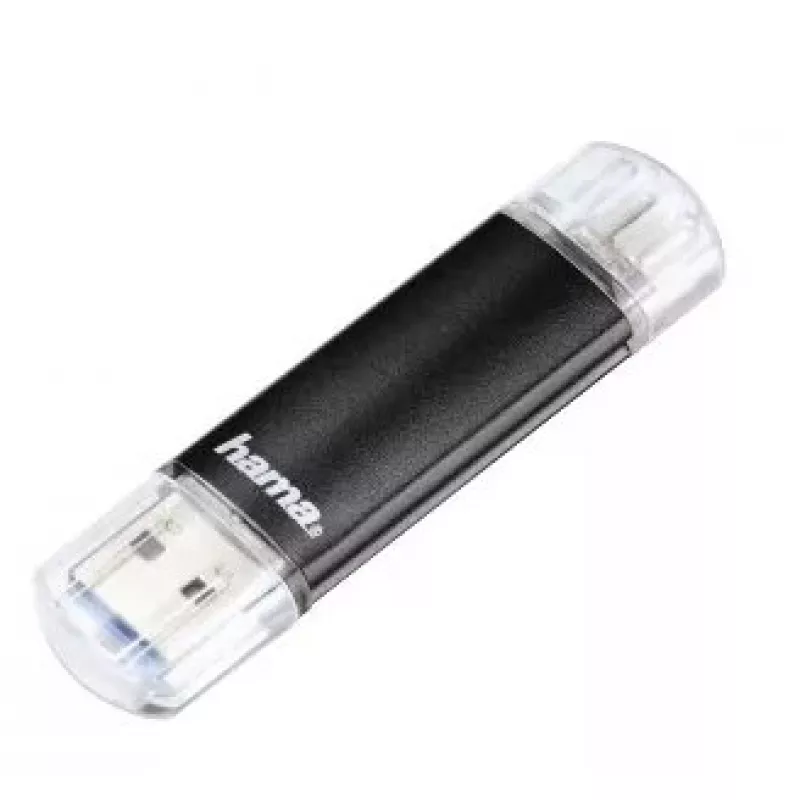 Hama Laeta Twin, 32 GB USB-Stick USB Typ-A / Micro-USB 3.2 Gen 1 (3.1 Gen 1) Schwarz