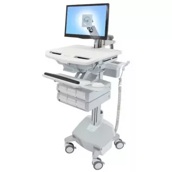 Multimedia-Wagen Ergotron StyleView Aluminium Grau Weiß