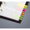 Flexibles Lesezeichen Sigel HN502 Blau Grün Orange Rosa Gelb 200 Stück