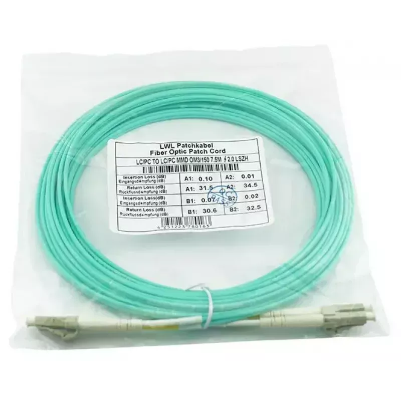 BlueOptics SFP3131EU0.5MK InfiniBand Glasfaserkabel 0,5 m LC Aqua