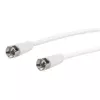 Koaxialkabel Schwaiger KVC250 052 F-Stecker 5 m Weiß