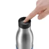 EMSA Bludrop Sleeve N3110700 Trinkflasche Fitness, Sport 500 ml Edelstahl Blau, Edelstahl