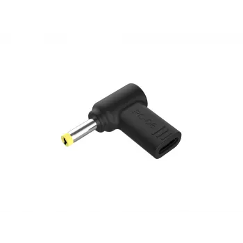 Conceptronic ABBY15PC06 DC-auf-USB-C-Adapter, Lenovo/Asus/Acer/Toshiba 4,0x1,7 mm, 18-20 V