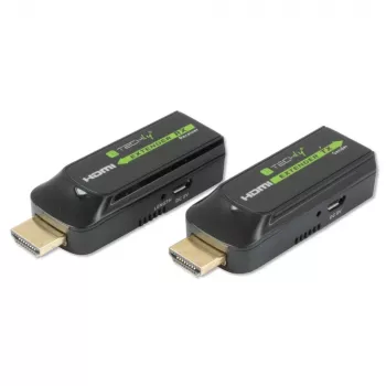 Techly IDATA EXT-E70S AV-Extender AV-Sender & -Empfänger Schwarz