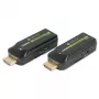 Techly IDATA EXT-E70S AV-Extender AV-Sender & -Empfänger Schwarz