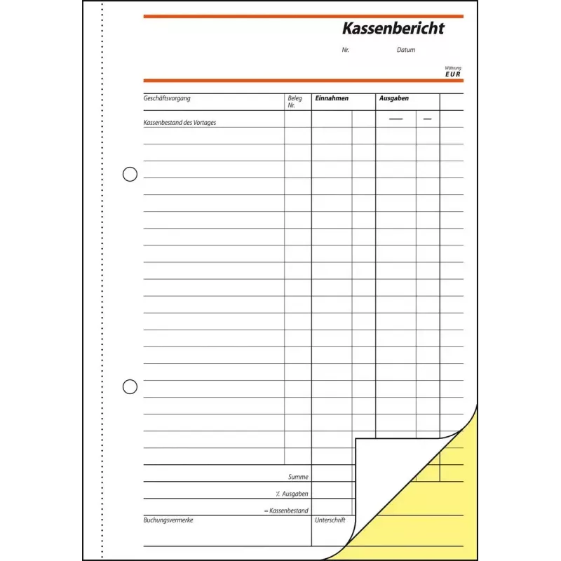 Geschäftsformular Sigel SD007