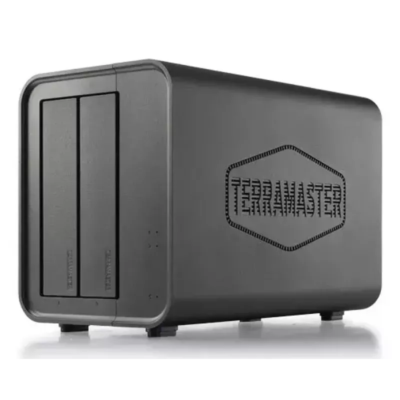 TerraMaster D2-320 Disk Array, 2 Laufwerke, HDD SSD, kompakt, Desktop