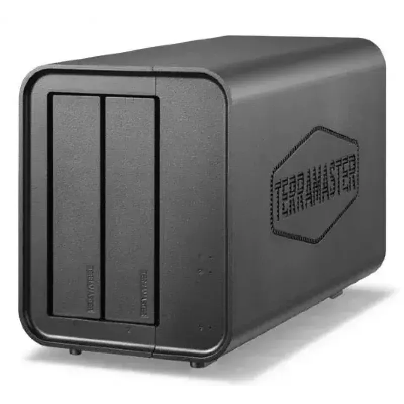 TerraMaster D2-320 Disk Array, 2 Laufwerke, HDD SSD, kompakt, Desktop