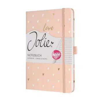 Schreibnotizbuch Sigel Jolie JN335 A5 174 Blatt Rose