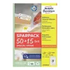 Selbstklebendes Druckeretikett AVERY L4737REV-65 Weiß 6,35 x 2,96 cm